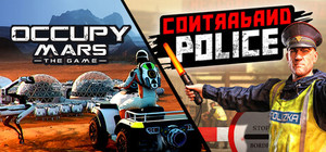 Occupy Mars and Contraband Police banner