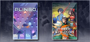 Plinbo: Roguelike Plinko & Three Kingdoms: The Blood Moon banner