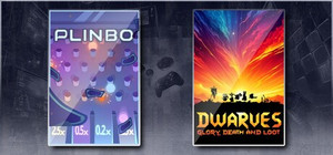Plinbo: Roguelike Plinko & Dwarves: Glory, Death and Loot banner