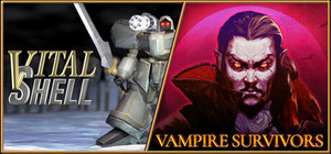 Vampire Survivors x Vital Shell banner