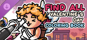 FIND ALL: Valentine's Day 💘💌🍫 - Coloring Book banner