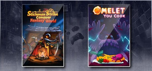 Stickman Strikes: Conquer Fantasy World & Omelet You Cook banner