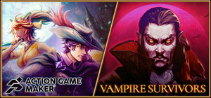 Vampire Survivors x Action Game Maker banner