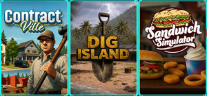 ContractVille x Dig Island x Sandwich Simulator banner