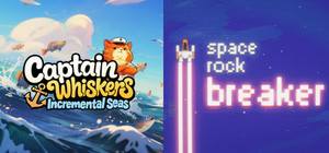 Captain Whiskers: Incremental Seas + Space Rock Breaker banner