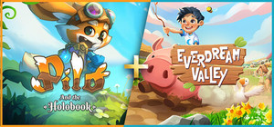 Pilo and the Holobook + Everdream Valley banner