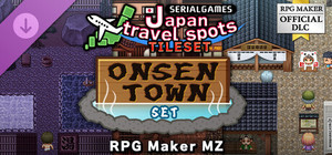 RPG Maker MZ - SERIALGAMES Japan travel spots ONSENTown SET banner