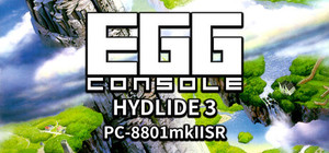 EGGCONSOLE HYDLIDE3 PC-8801mkIISR banner