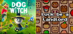 DOG WITCH + Luck be a Landlord banner
