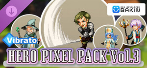 RPG Developer Bakin Vibrato HERO PIXEL PACK Vol.3 banner