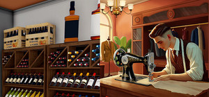 Tailor Simulator & Liquor Store Simulator Bundle banner