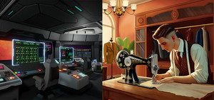 Tailor Simulator & Legitimate Space Corp Simulator LLC Bundle banner