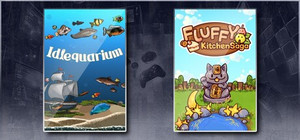 Idlequarium & Fluffy Kitchen Saga banner