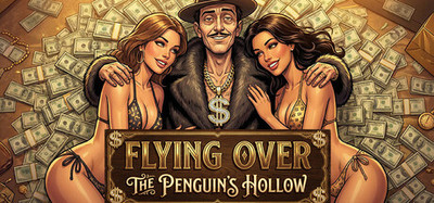 Flying over the penguin's hollow