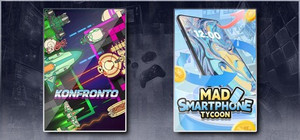 Konfronto & Mad Smartphone Tycoon banner