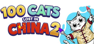 100 Cats Lost in China 2 Find & Color banner