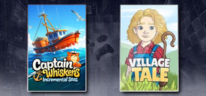 Captain Whiskers: Incremental Seas + Village Tale banner
