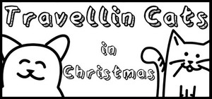 Travellin Cats in Christmas banner