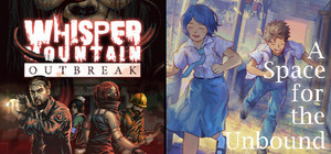 Whisper Mountain Outbreak + A Space for the Unbound banner
