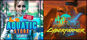 Cyber Farmer x Aquatic Store Simulator banner