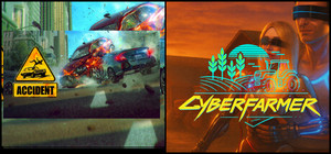 Cyber Farmer with Accident banner