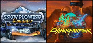 Cyber Farmer x Snow Plowing Simulator banner