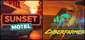 Cyber Farmer in Sunset Motel banner