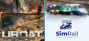 SimRail and UBOAT banner