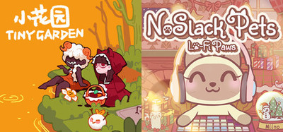 Cozy Desk Bundle: Desk Garden × NoSlack Pets: Lo-Fi Paws