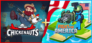 Chickenauts + Fight For America banner