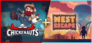 Chickenauts + West Escape banner