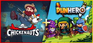 Chickenauts + DunHero banner