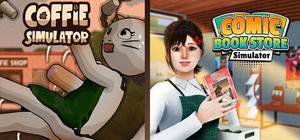 Coffie in Comic Book Store banner