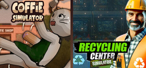 Coffie in Recycling Center banner