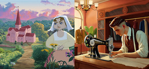 Tailor Simulator & The Abbess Garden banner