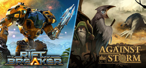 Against the Storm X The Riftbreaker banner