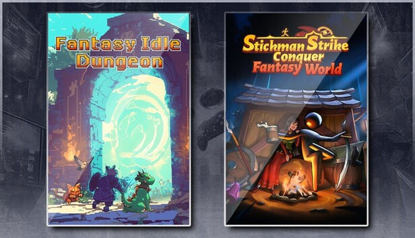 Fantasy Idle Dungeon & Stickman Strikes: Conquer Fantasy World