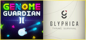 🧬 Genome Guardian 2 × Glyphica: Typing Survival ⌨ banner