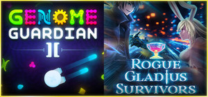 🧬 Genome Guardian 2 × Rogue Gladius Survivors 🏆 banner