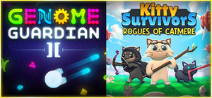 🧬 Genome Guardian 2 × Kitty Survivors Rogues of Catmere 🐱‍👤 banner