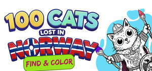 100 Cats Lost in Norway Find & Color banner