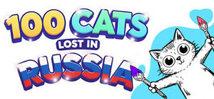 100 Cats Lost in Russia Find & Color banner