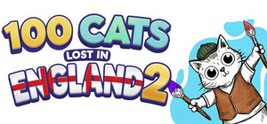 100 Cats Lost In England 2 Find & Color banner