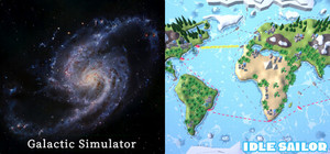Galactic Simulator & Idle Sailor banner