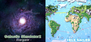 Galactic Simulator 2 & Idle Sailor banner