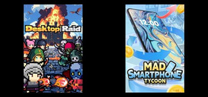 Desktop Raid & Mad Smartphone Tycoon banner