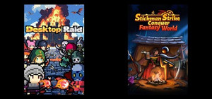 Desktop Raid & Stickman Strikes: Conquer Fantasy World banner