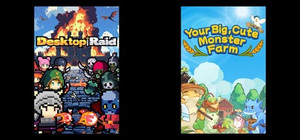 Desktop Raid & Your Big, Cute Monster Farm banner
