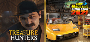 Treasure Hunters and Car Mechanic Simulator 2021 banner