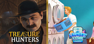 Treasure Hunters x Laundry Store Simulator banner